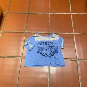 Justice blue T-shirt